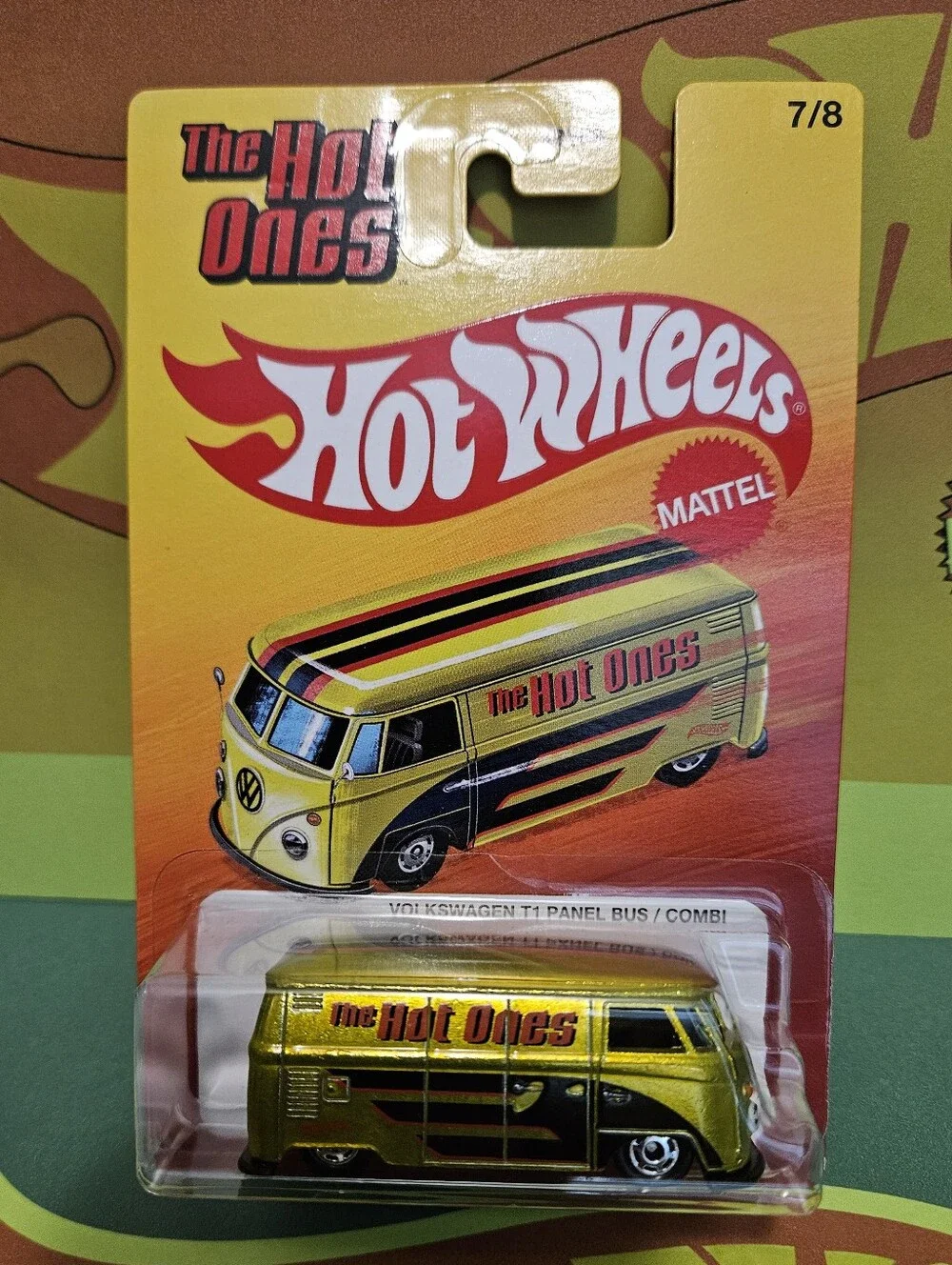HotWheels The Hot Ones Gold Volkswagen T1 Panel Bus